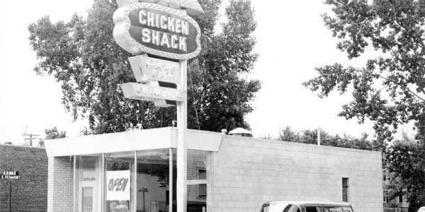 Chicken Shack in 1956