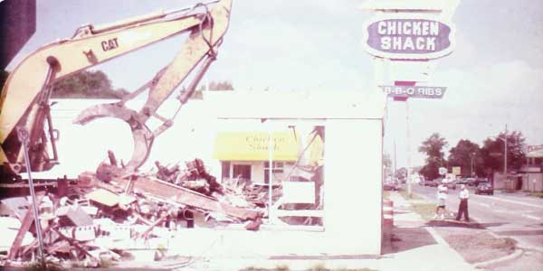 Chicken Shack Demolished